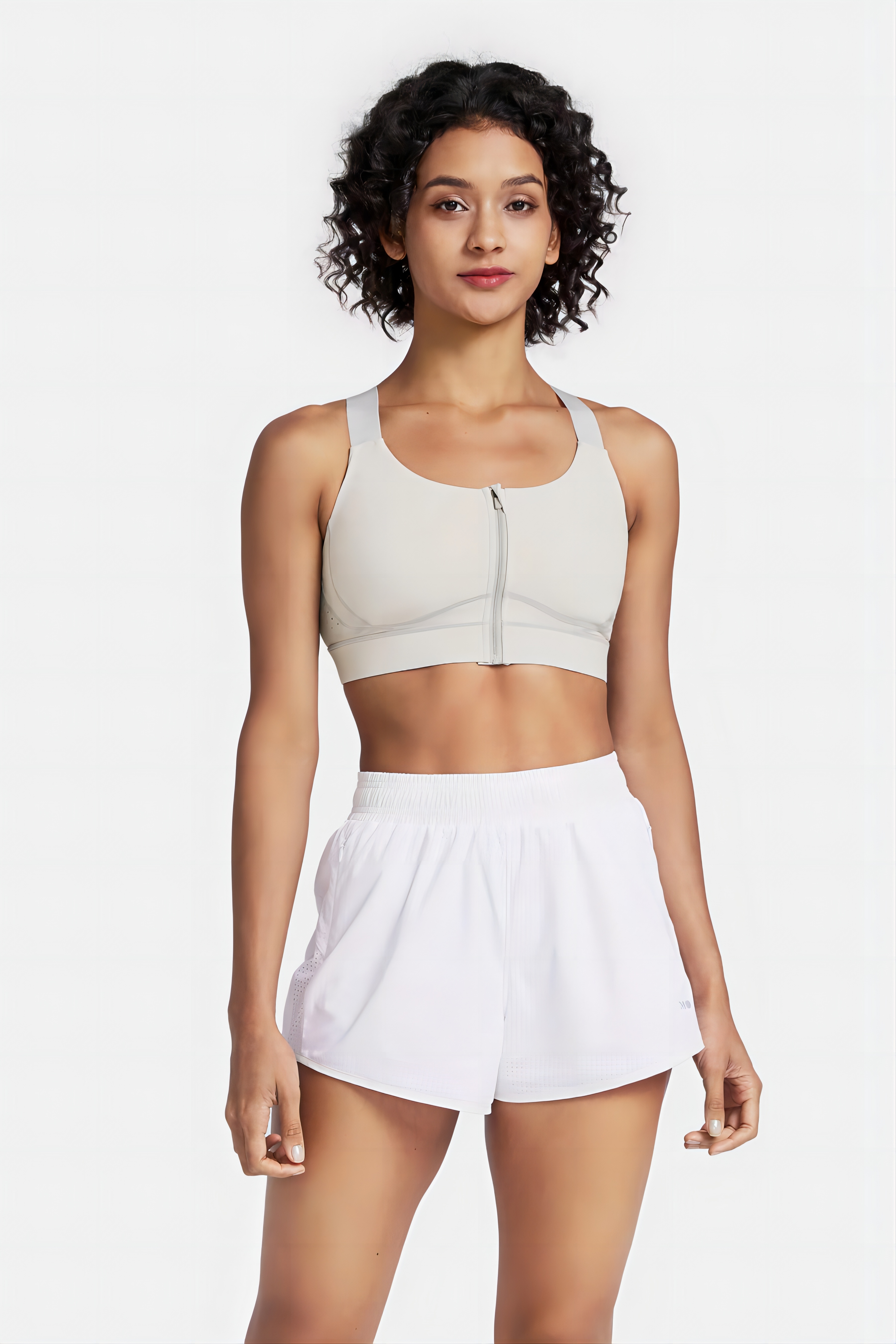 StylishandAffordableMusesonlyMediumSupportFrontZipSportBras